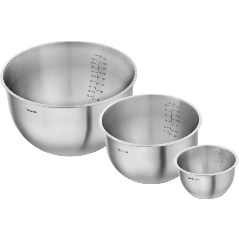 Zwilling - Fresh & Save Bowls - Silver - S/M/L / 3-pcs