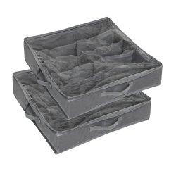 Scandinavian Collection - Storage with Compartments - Grey - 60 × 60 × 13 cm