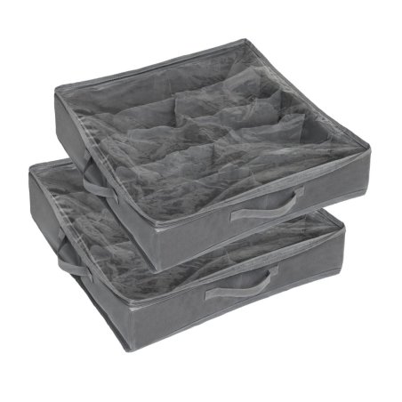 Scandinavian Collection - Storage with Compartments - Grey - 60 × 60 × 13 cm
