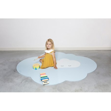 Quut - Large Playmat - Head in the clouds, Dusty Blue - Large