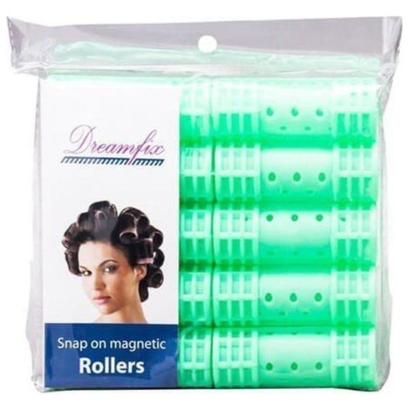 Dreamfix DF Magnetic Snap On Rollers Large Green
