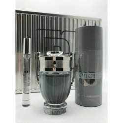 Invictus Paco Rabanne Men 3pc Set Cologne 1.7oz, Deodorant 5.1oz, and Mini Spray - New in Box