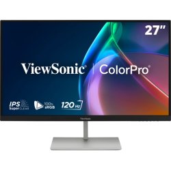 Viewsonic VP Series 27" 120Hz 2K QHD Pantone Validated 100% sRGB & Factory Calibrated Monitor with 90W USB-C