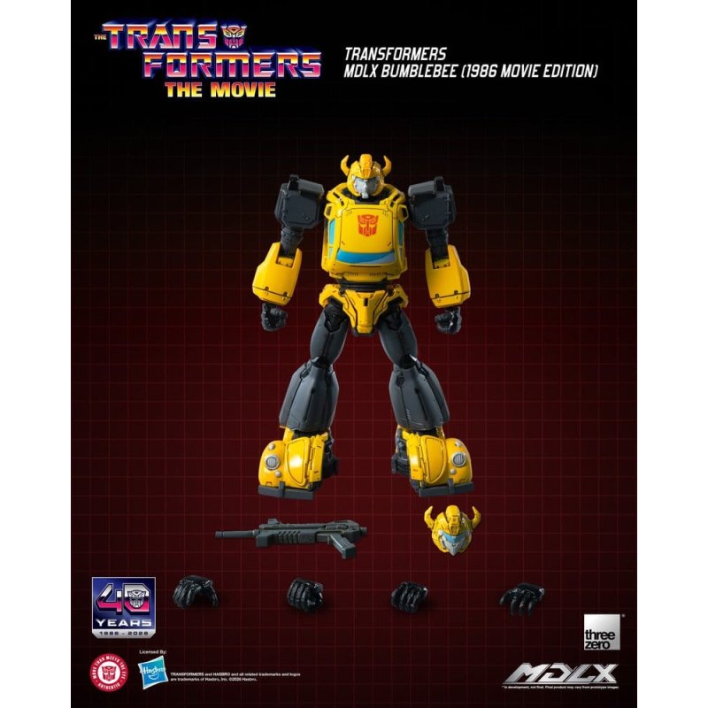 Transformers MDLX Action Figure Bumblebee (1986 Movie Edition) 12 cm