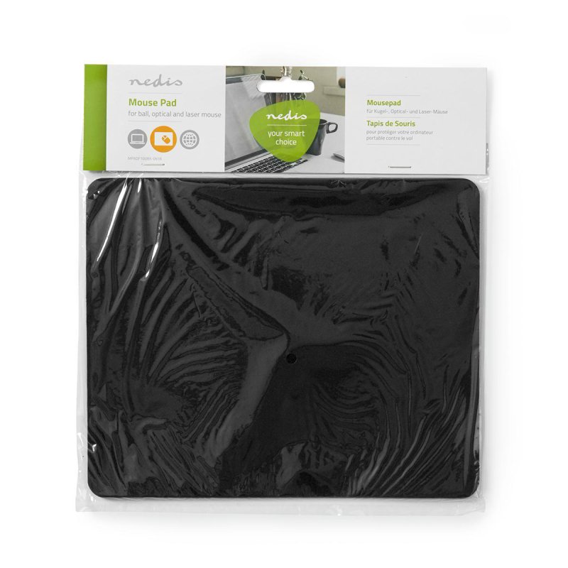Nedis MPADF100BK tapis de souris Noir