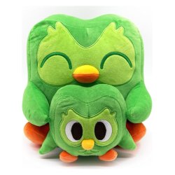 Duolingo Plush Figure Study Buddy Duo 22 cm