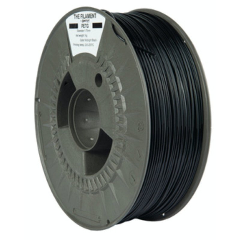 The Filament · PETG · MIDNIGHT BLACK · 1.75mm · 1kg