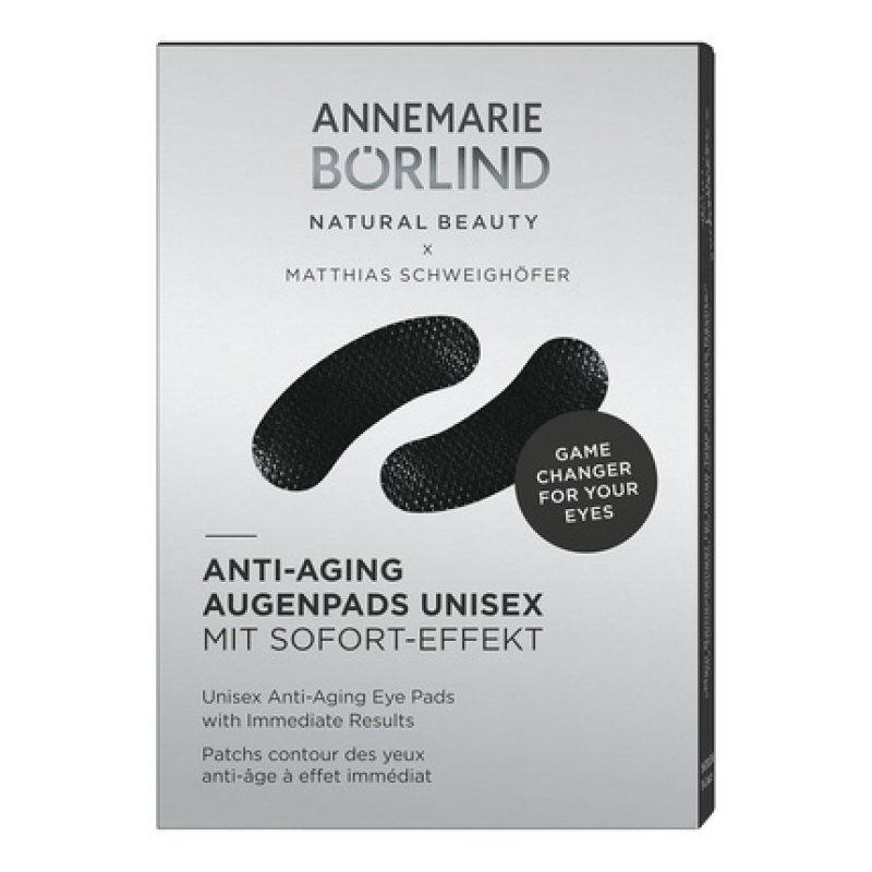 Annemarie Brlind Unisex Anti-Aging Eye Pads Black 5 x 2 Pcs