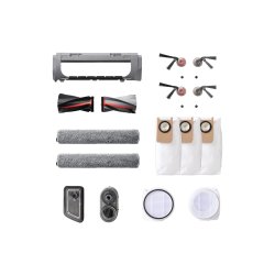 Eufy S2 Replacement Accessory Kit, 2 Pairs of Side Brushes, 2 Filter Sets, 1 Roller Brush, 1 Brush Guard, 1 Dust Bag, 1