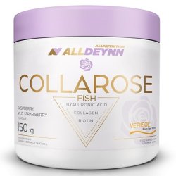 Allnutrition Alldeynn Collarose Fish Collagen Supplement 150g - Raspberry Wild Strawberry Flavor