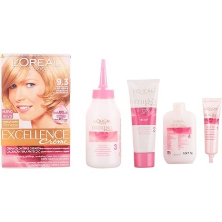 L'Oreal Paris Excellence Permanent Hair Color Light Golden Blonde 9.3