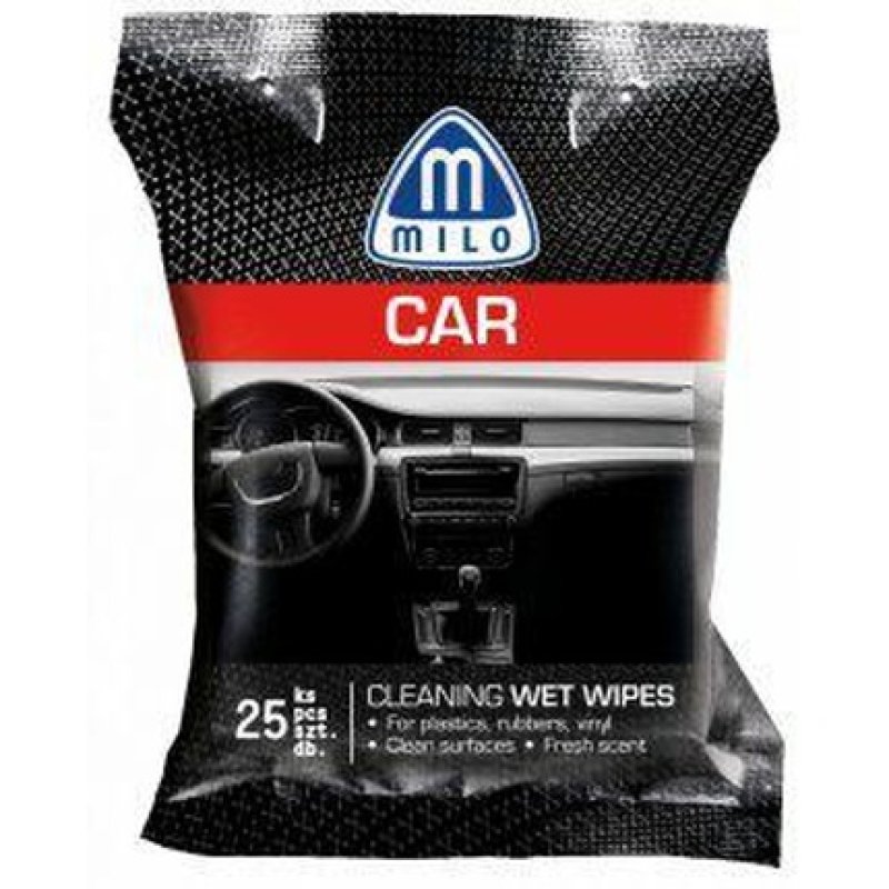 MATTES MILO A25 Car Cleaning Wet Wipes 25 Pieces