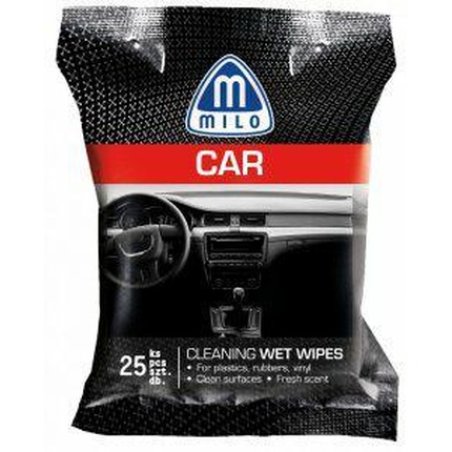 MATTES MILO A25 Car Cleaning Wet Wipes 25 Pieces