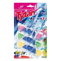 Tytan Toilet Pendant 3x40g Action3 Mix Effective Toilet Cleaning Solution