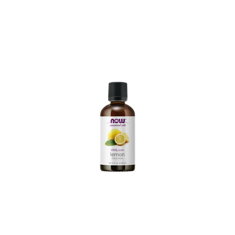 NOW Essential Oils Lemon Oil 4 Fl Oz - 100% Pure Cold Pressed