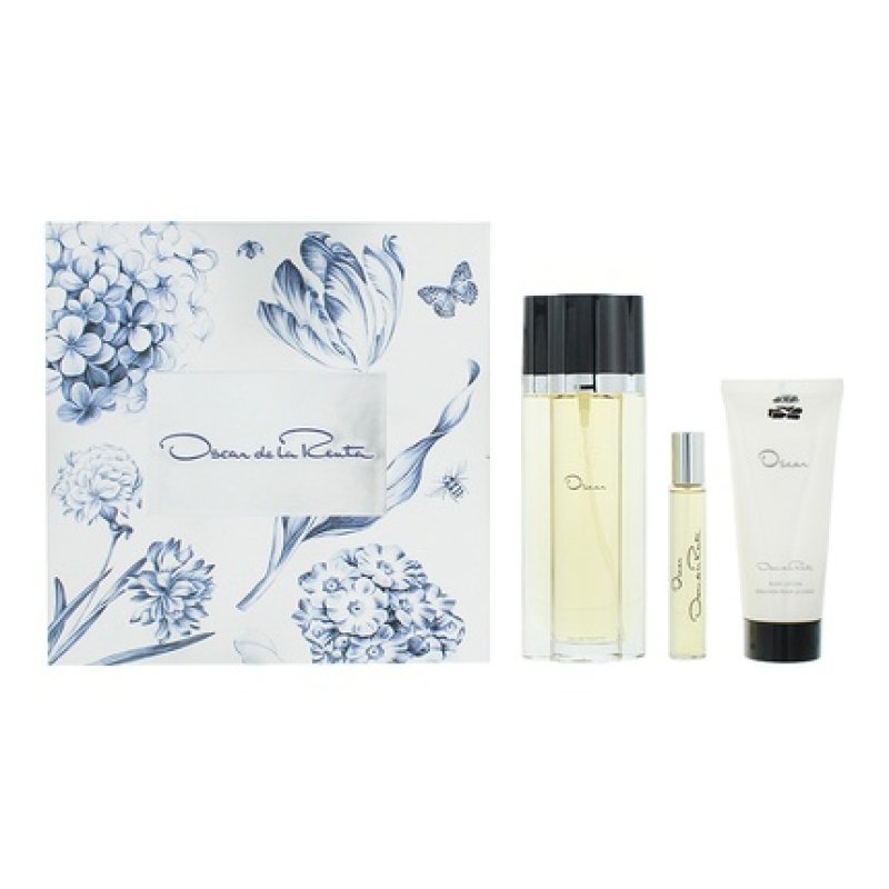 Oscar De La Renta Oscar 3 Piece Gift Set Eau De Toilette 100ml