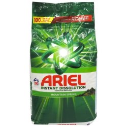 Ariel Automatic Detergent Mountain Spring 65kg 100 Washes