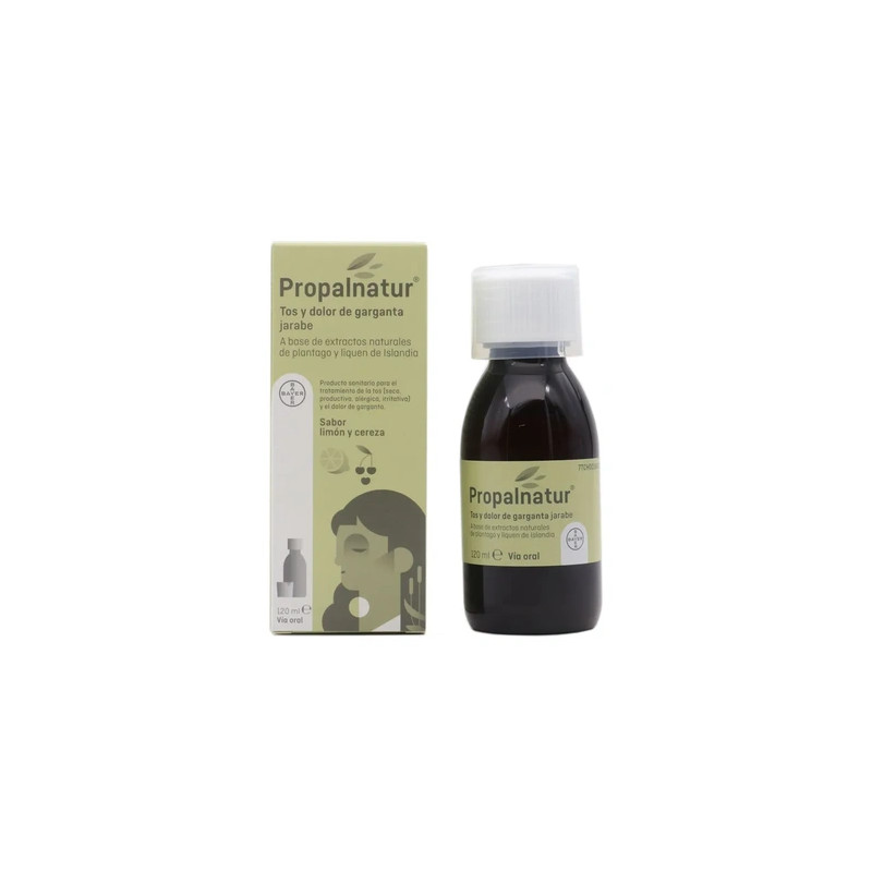 Bayer Propalnatur Cough and Sore Throat Syrup Lemon and Cherry Flavor 120ml