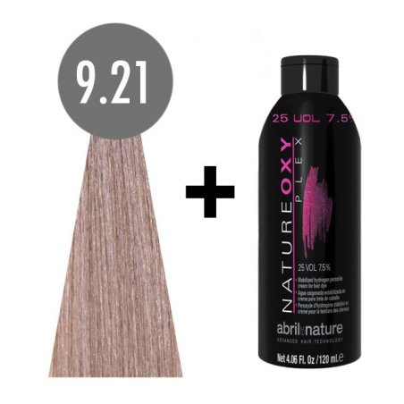 abril et nature Naturecolor Plex 9.21 120ml. Extra Light Blonde Iris natureoxy plex 25 vol. 120ml.