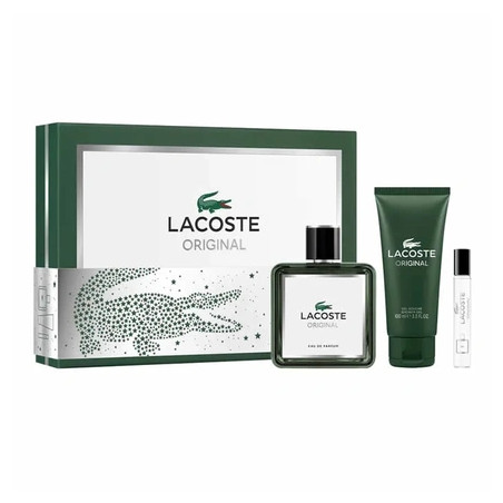 Lacoste Original Eau De Parfum Spray 100ml Set of 3 Pieces