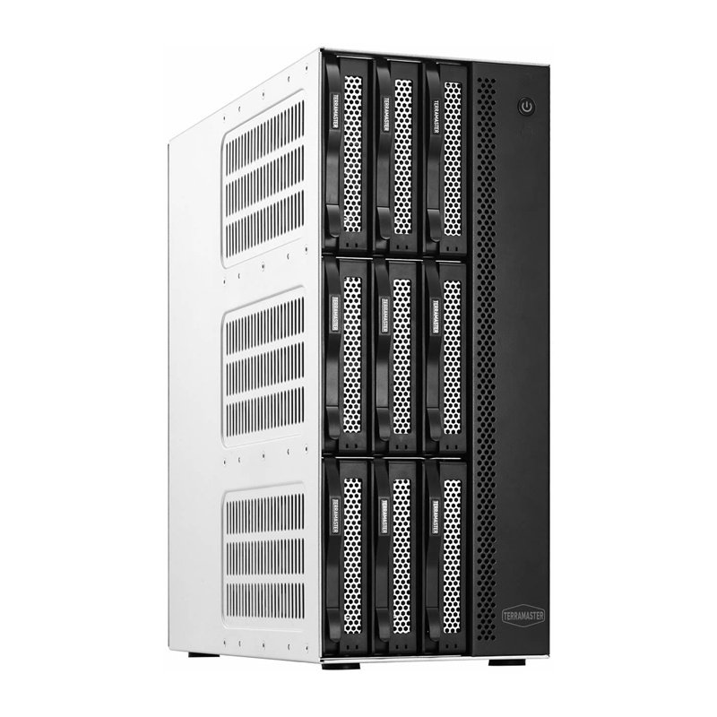 TERRAMASTER T9-500 Pro 9bay NAS.10-Core. 16GB DDR. Diskless