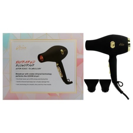 Aria Beauty Infrared Blow Dryer with Ionic Technology - Black
