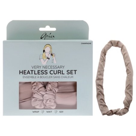 Aria Beauty Very Necessary Heatless Curl Set - Champagne, 3 Pieces