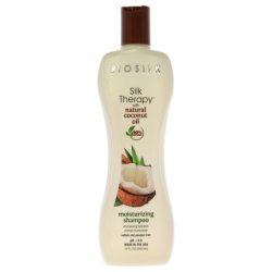 Biosilk Silk Therapy Moisturizing Shampoo with Organic Coconut Oil 12 oz