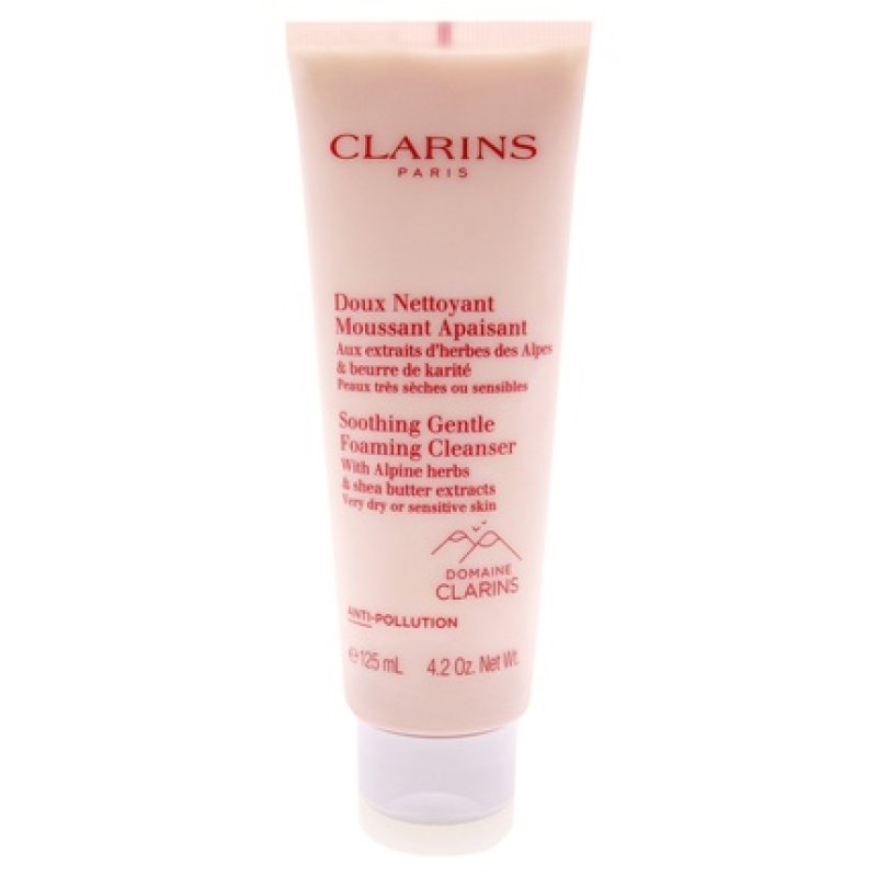 Clarins Soothing Gentle Foaming Cleanser for Unisex 4.2 oz