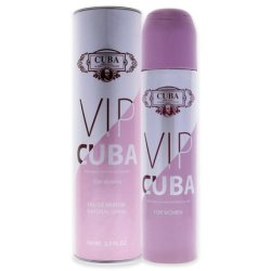 VIP by Cuba Eau de Parfum Spray for Women 3.4 oz