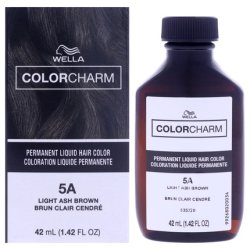 Wella Color Charm Permanent Liquid Hair Color 246 5A Light Ash Brown 1.42 oz
