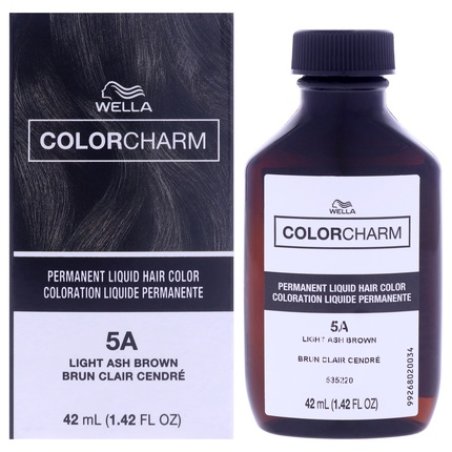 Wella Color Charm Permanent Liquid Hair Color 246 5A Light Ash Brown 1.42 oz