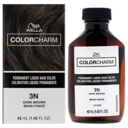 Wella Color Charm Permanent Liquid Hair Color 3N Dark Brown 1.42 oz