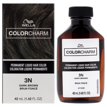 Wella Color Charm Permanent Liquid Hair Color 3N Dark Brown 1.42 oz