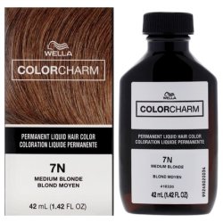 Wella Color Charm Permanent Liquid Hair Color 7N Medium Blonde 1.42 oz