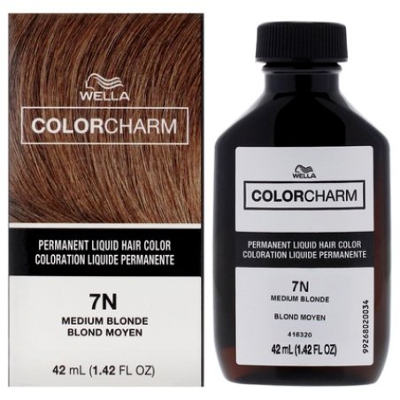 Wella Color Charm Permanent Liquid Hair Color 7N Medium Blonde 1.42 oz