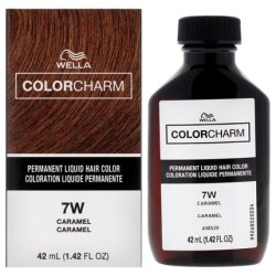 Wella Color Charm Permanent Liquid Hair Color 7W Caramel 1.42 oz