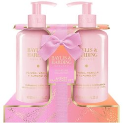 Baylis & Harding Hand and Body Care Set with Jojoba, Vanilla, and Almond Oil