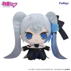 HATSUNE MIKU - Blue Rose - Big Plush Toy Kyurumaru 28cm