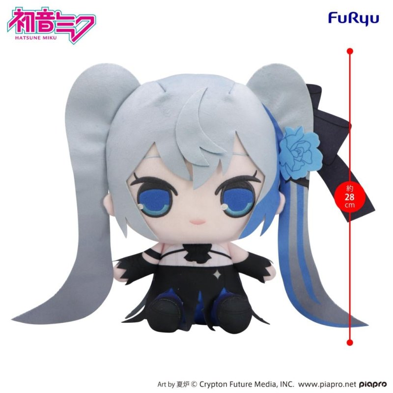 HATSUNE MIKU - Blue Rose - Big Plush Toy Kyurumaru 28cm
