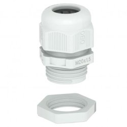 OBO V-TEC VM20 LGR Kabelverschraubung m Gegenmutter M20 PA lgr RAL7035 2022766