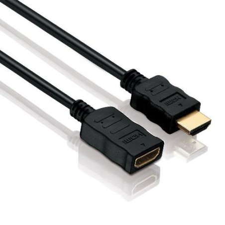 PureLink Verlngerung, HDMI Stecker/Buchse mit Ethernet, BASIC, 0,5m