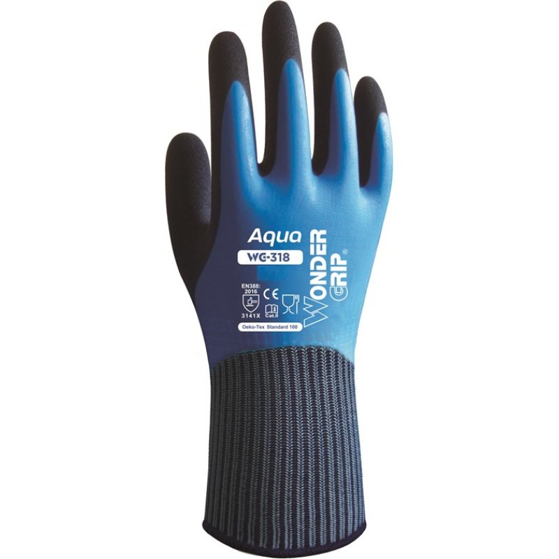Wonder Grip Aqua WG-318 Latexhandschuh XXL/11 wasserabweisend Retail
