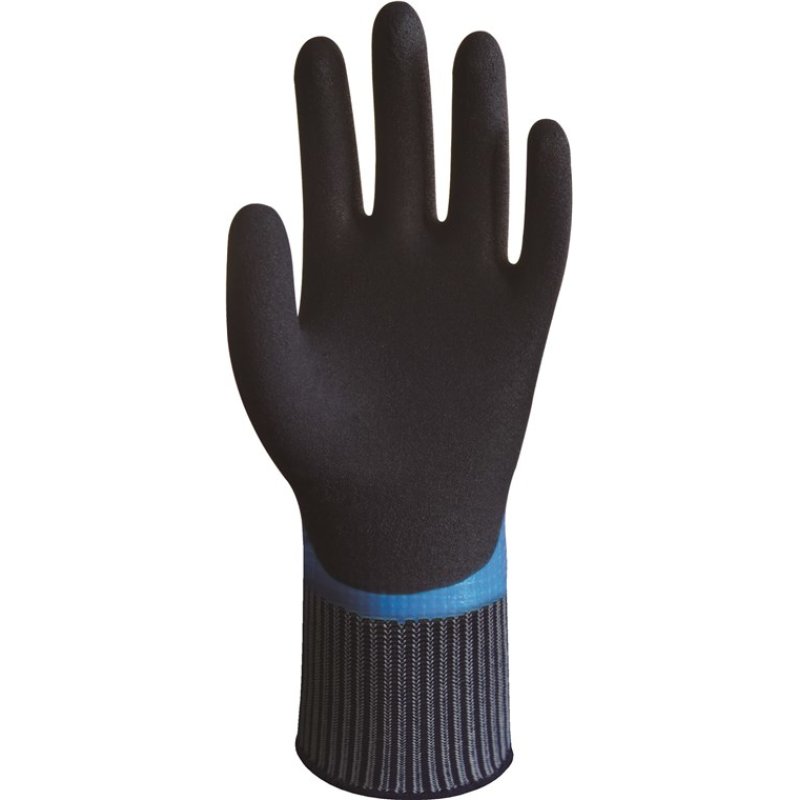 Wonder Grip WG-318 Workshop gloves Blue Latex, Nylon 1 pc(s)