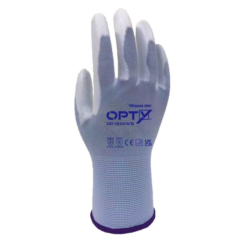 Wonder Grip Opty OP-1300WB L/9 wei-blau Retail