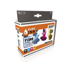 Pure Ink 170745990046 cartouche d'encre 4 pièce(s) Compatible Rendement standard Noir, Cyan, Magenta, Jaune