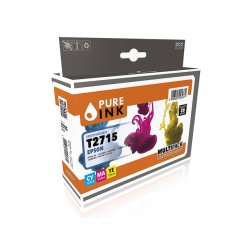 Pure Ink 170745990043 cartouche d'encre Compatible Cyan, Magenta, Jaune