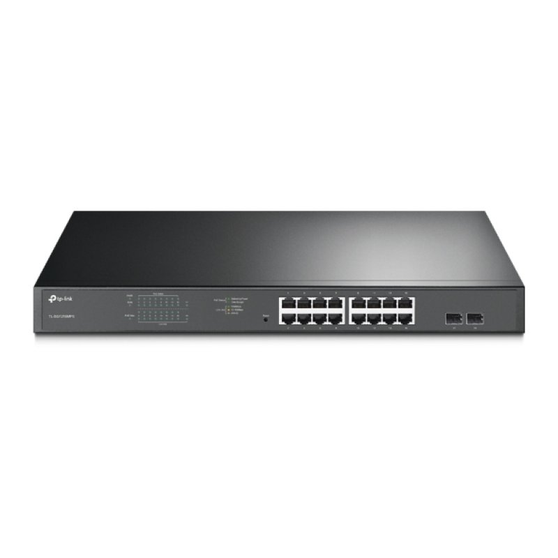 TP-Link TL-SG1218MPE Géré L2 Gigabit Ethernet (10/100/1000) Connexion Ethernet, supportant l'alimentation via ce port