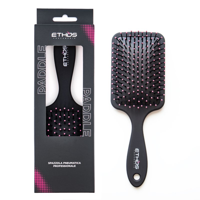 Ethos Paddle Adult Paddle hairbrush Black 1 pc(s)