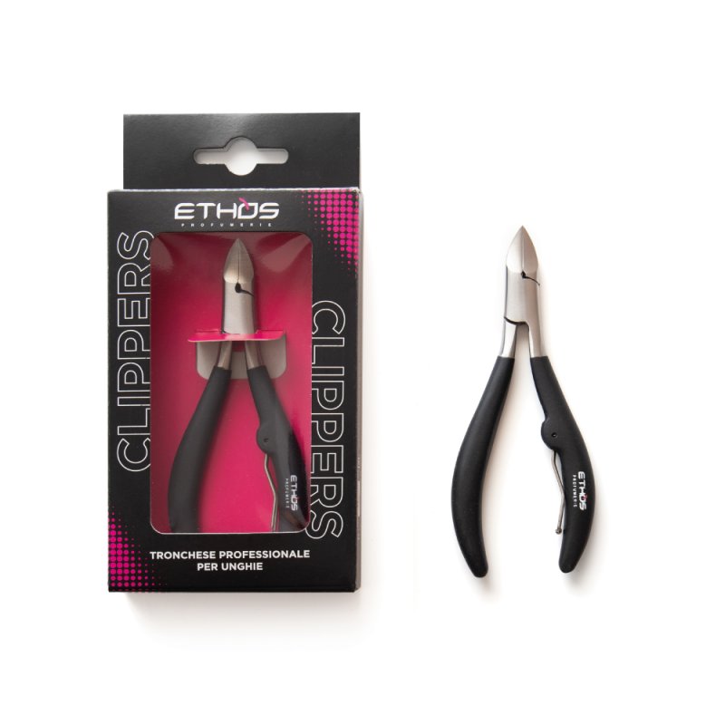 Ethos Clippers - Tronchese Nero Professionale Per Unghie Coupe-ongles manucure Acier inoxydable